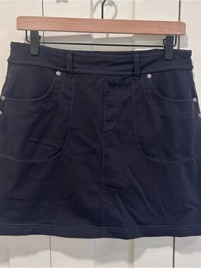 Athleta Bettona Black Skort Women's Size Small
